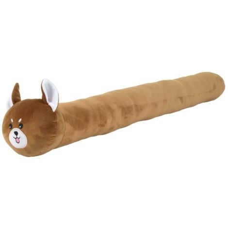 Boudin de porte en polyester chien collection KAWAII marron