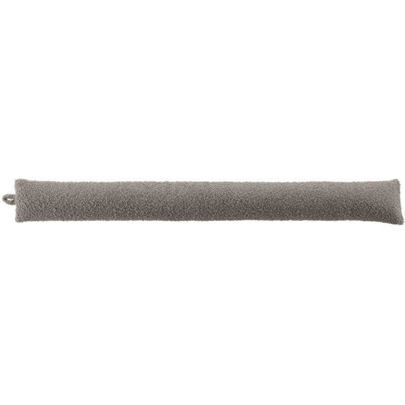 Douceur D'intérieur - Boudin de Porte imitation fourrure Bouclette Wooly Gris 80x10 cm Douceur D'intérieur - Boudin de Porte imitation fourrure Bouclette Wooly Gris 80x10 cm
