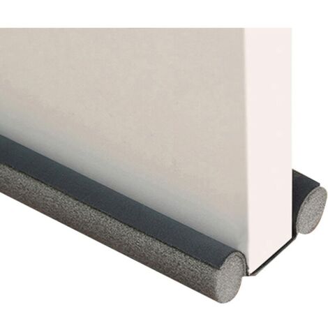 Boudin Porte Isolation, Libre De Couper, 93 cm Bas De Porte Isolant, sous Le Joint De Portes D'entrée Intérieur Et Extérieur, Coupe-Vent, Anti Froid, Bloqueur Bruit