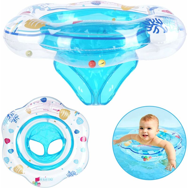 Bouée Bébé, Anneau de Natation pour bébé, Bague de Natation pour bébé Flottant avec siège, Flotteur de Piscine Convient aux bébés de 6 à 36 Mois