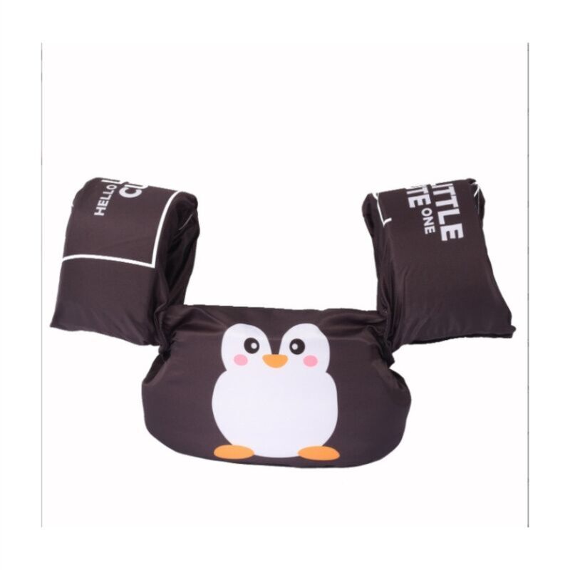 Bouée, brassière de piscine Gilet de sauvetage Gilet de flottaison à manches flottantes pour bébé (Pingouin), Ensoleillé
