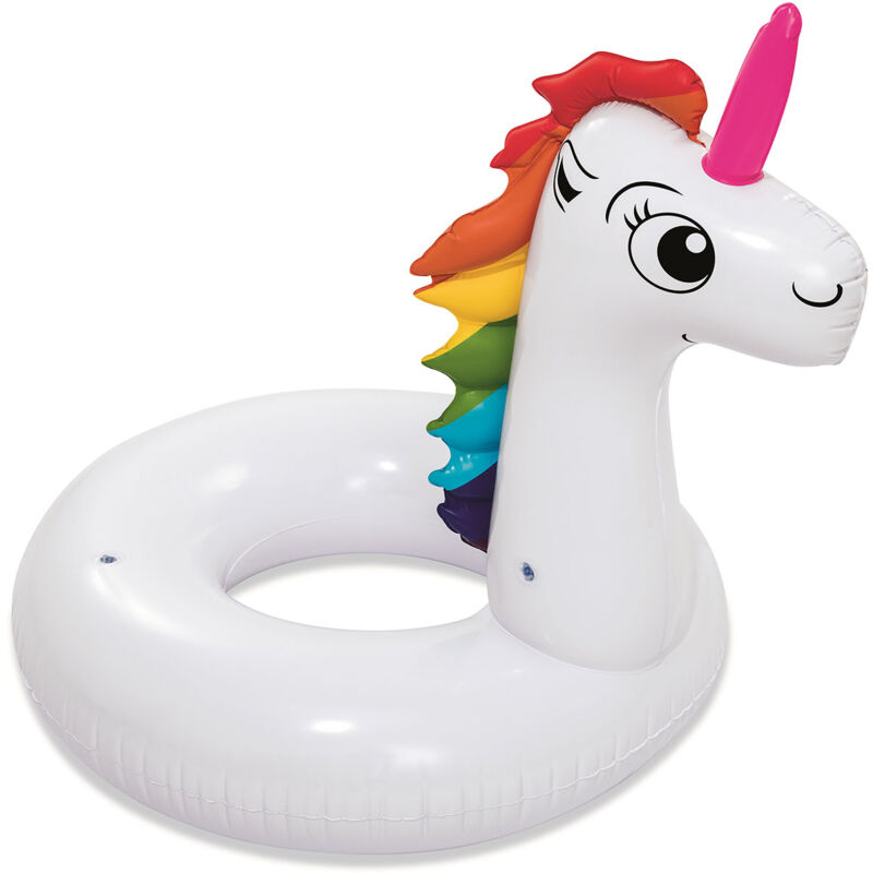 BESTWAY  Unicorn Float White Blanc 136 x 131 cm
