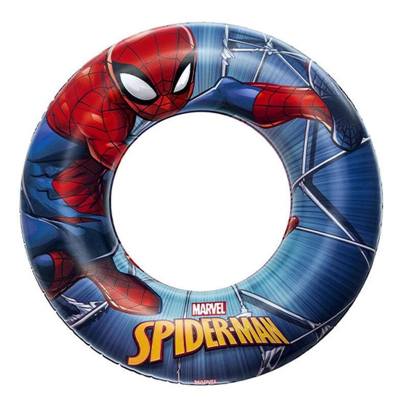 Bestway - Bouée Gonflable Marvel Spiderman D56 cm +3 à 6 Ans Plage et Jardin 98003