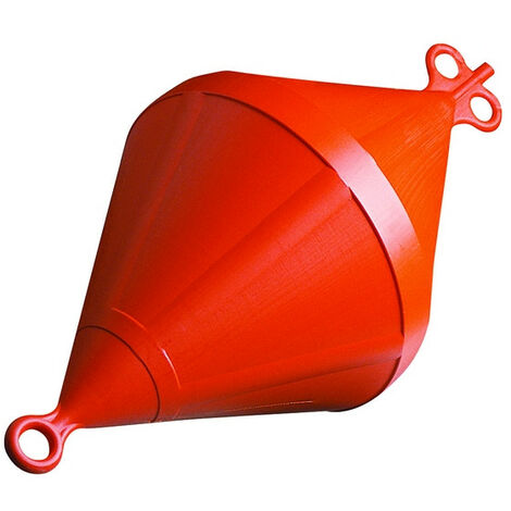 Bouée de corps-mort biconique - NUOVA RADE - orange - hauteur 54 cm
