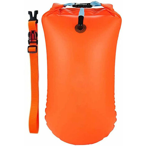 Bouée De Natation Adulte Très Visible Pour L'Eau Libre, Bouée De Sauvetage Gonflable Pour La Natation, Le Triathlon, Les Plongeurs En Apnée