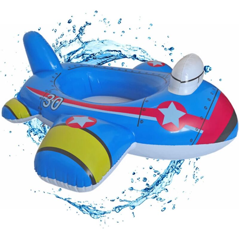 Bouée de natation gonflable pour bébé 6 à 48 mois - Siège confortable pour flotteur piscine et plage - Flotteur bébé - Anneaux de natation enfants