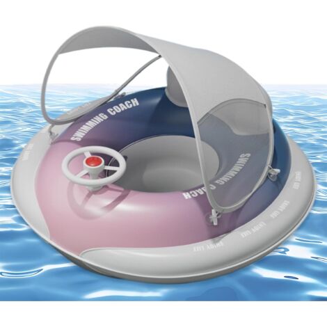 Bouée de natation pour bébé - Aide à la natation gonflable - Siège réglable