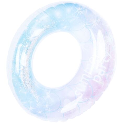 Bouée de piscine gonflable lumineuse, anneau flottant coloré pour l'été