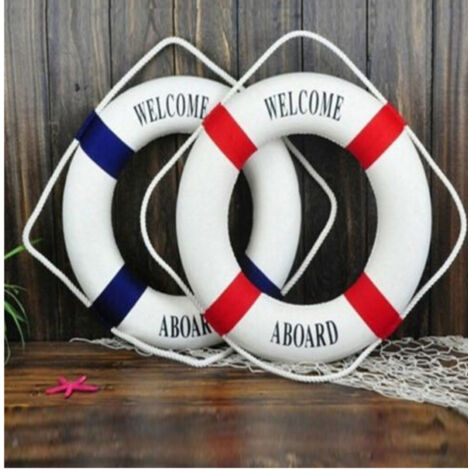 Bouée De Sauvetage Bienvenue à Bord Décoration Marine Décoration Maison Meubles Moc