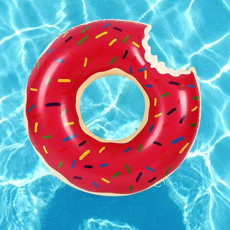 Bouée Donuts, Anneau de Natation Bouée d'été Eau Jouet bouée Piscine bouée Gonflable bouet Gonflable Piscine Gonflable pour Piscine Bouée de Piscine pour Adultes et Enfants1 pièce，KoleZy