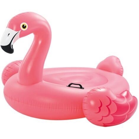 bouée Flamant Rose a chevaucher 147cmX140cmX94cm