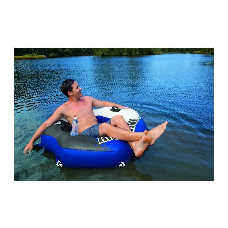 Intex - Matelas gonflable River run - Bleu Foncé
