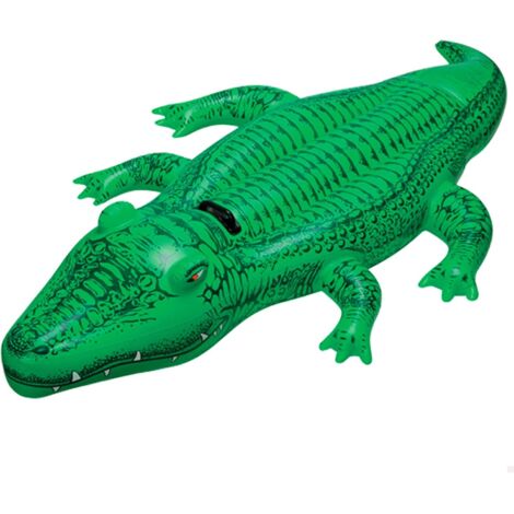 Bouée gonflable crocodile - 168 x 86 cm