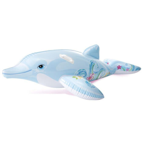 Bouée Gonflable Dauphin 175cm Bleu