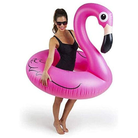 Bouée gonflable Flamingo, matelas pneumatique 120 cm - FA