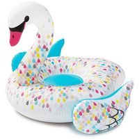 Bouée Gonflable Géante Cygne Coloré