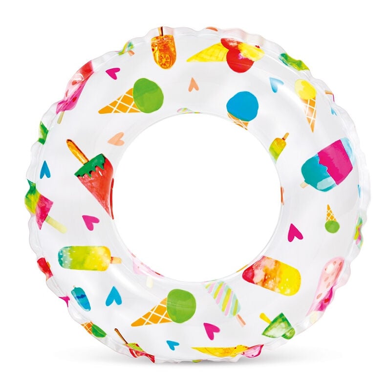 Intex - Bouée gonflable imprimée - 51 cm - Multicolore - Multicolore