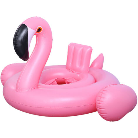 Bouée gonflable pour bébé avec siège, mignonne, en PVC, légère et portable, idéale pour la piscine et la plage.