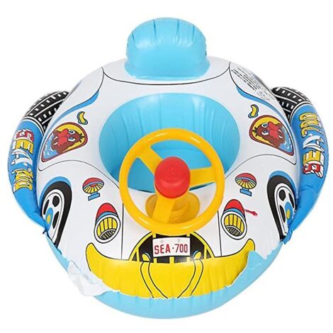 Bouée gonflable pour enfants avec siège de piscine, 60 x 60 cm