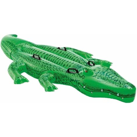 bouée grand crocodile a chevaucher 58562EP 1 pièce Vert Ternel