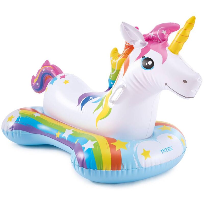 Intex - bouée licorne à chevaucher 57552