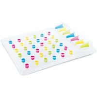 Bouée Matelas 2 personnes pour Piscine et Plage 179 x 140 x 32cm - Summer Waves