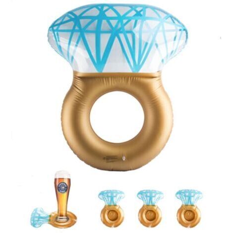 Bouée Piscine Gonflable Diamant Bouée Été Accessoire Photo Plage Cadeau Été 1 Pièce