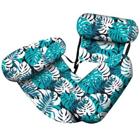 Bouee Piscine Matelas Gonflables pour Piscine Hamac Gonflable Piscine frites de piscine gonflables ultra-résistantes, idéales pour les fêtes, l'été -Avec pompe à air