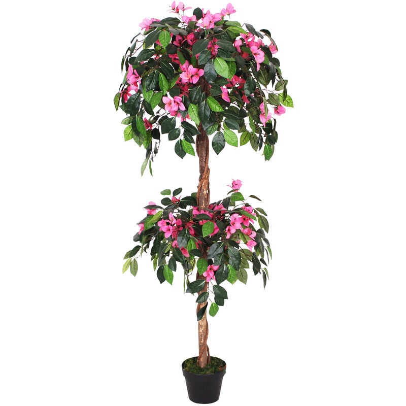 Decovego - Bougainvillea Plante Arbre Artificielle Plastique 140cm