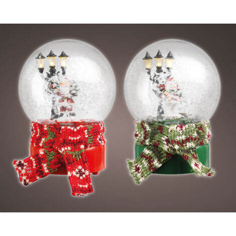Bouge À Neige Lumineuse De Noël À Led