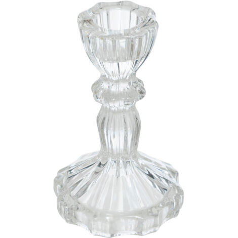Bougeoir Chandelier en verre H 11 cm - Feeric Christmas
