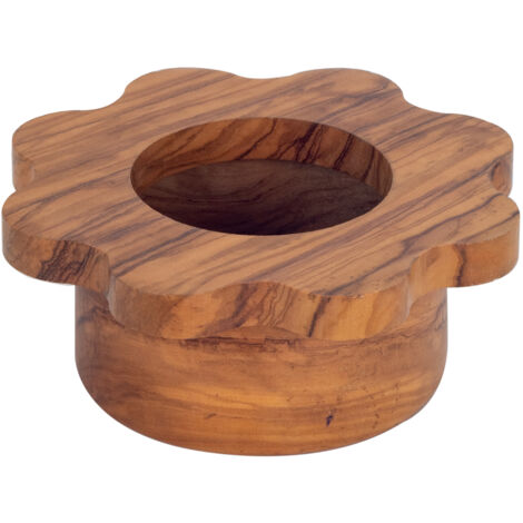 Bougeoir décoratif en bois pour la maison et le bureau – Idéal comme cadeau – Design exclusif – Décoration élégante