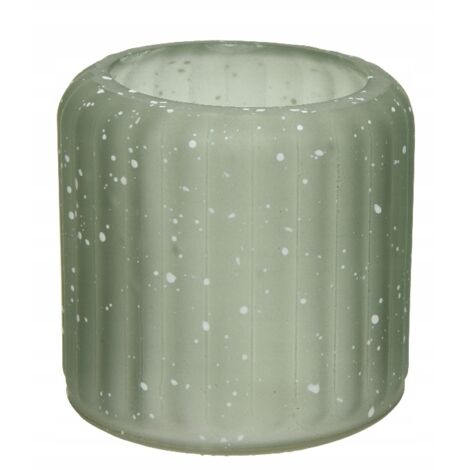 Bougeoir décoratif en verre à pois 7,5 x 8 cm 1 pc.