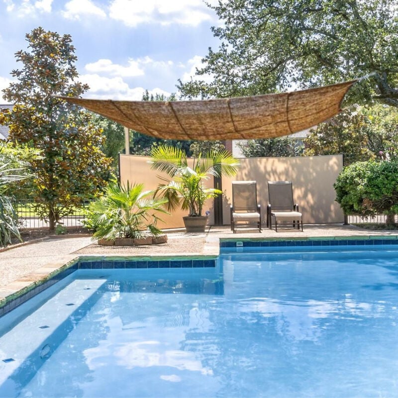 Wanda Collection - Voile d'ombrage à suspendre en fibre de coco 3x4m