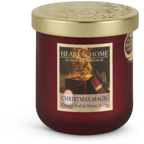 Bougie à la cire de soja magie de Noël - Heart and Home