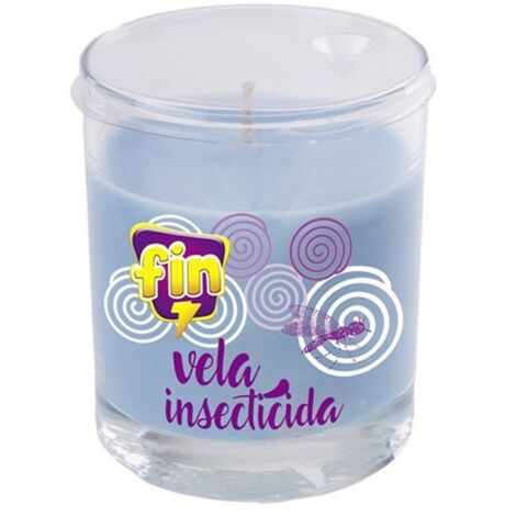 BOUGIE AVEC/CITRONELLA VERRE À PIED