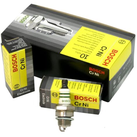 Bougie Bosch WSR6F moteur débroussailleuse tronçonneuse souffleur taille-haie