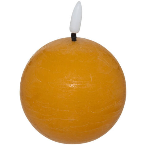 Bougie Boule à LED "Molia" 12cm Jaune