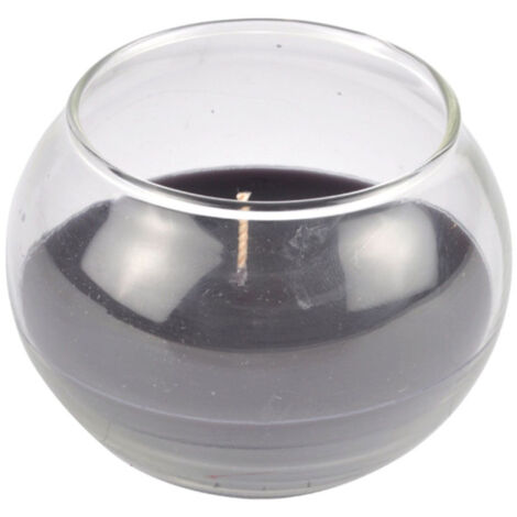 Bougie Boule en Verre "Essentiel" 8cm Bois de Cèdre