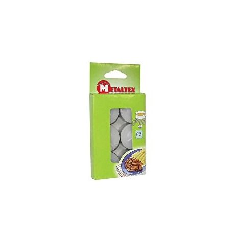 BOUGIE CHAUFFE PLAT X6 BLISTER 256600 METALTEX