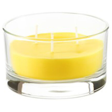Bougie Citronnelle Verre 3 Mèches - Devineau