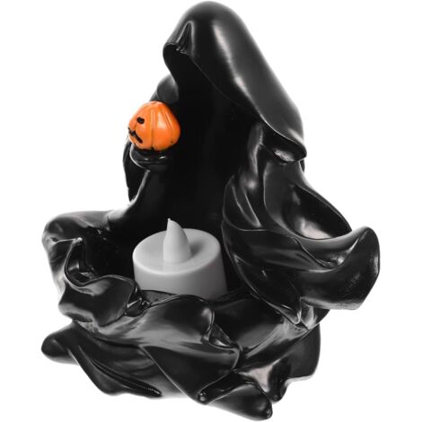 bougie Citrouille Fantôme Halloween Décor De Bureau