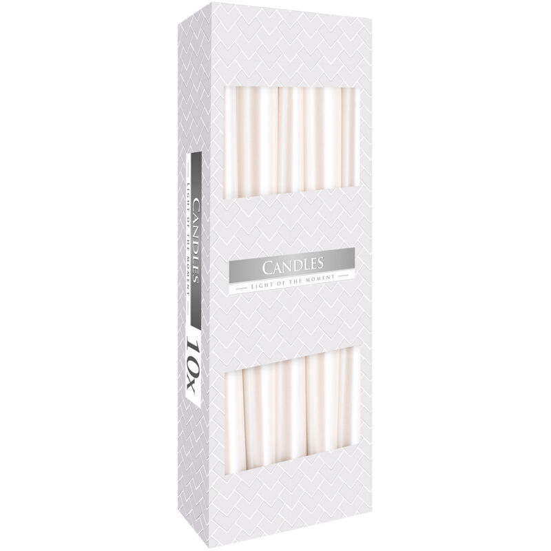 Bougie Conique - Perle- Vendu par 10