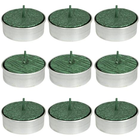BOUGIE CP PAILL X 9 VERT 12G - Atmosphera créateur d'intérieur