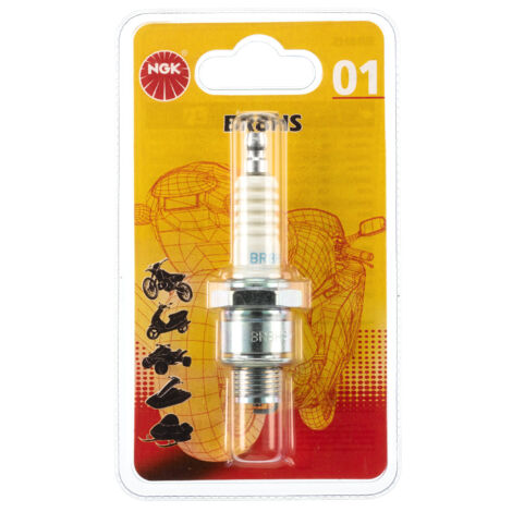 Bougie d'allumage BR8HS Ø14mm Longueur Culot: 12.7mm Électrode Centrale En Cuivre - Olive démontable