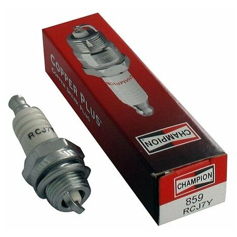 Bougie d'allumage CHAMPION RCJ7Y – Compatible avec NGK BPMR7A et TASHIMA 2209841 – Démarrage facile par temps froid - NGBPMR7A