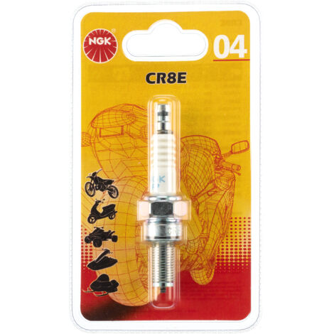 Bougie d'allumage CR8E-B1 Ø10mm Longueur Culot: 19mm