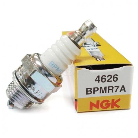 Bougie d'allumage NGK BPMR7A moteur de débroussailleuse, tronçonneuse, taille-haie et souffleur
