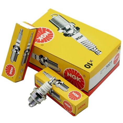 Bougie d'allumage NGK pour débroussailleuse, taille-haie, tronçonneuse et souffleur BR4HS