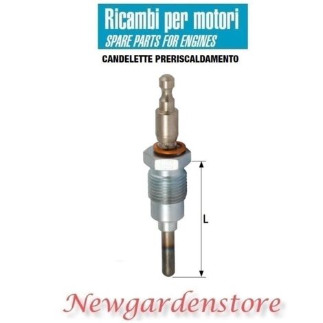 Bougie de préchauffage 10452 FIAT 1400B 615N truck BODINI 12volt long
